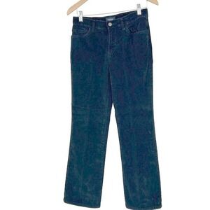 Wms Black Corduroy Pants Size 4 Short Wide Leg Bootcut Fall Winter Cottagecore